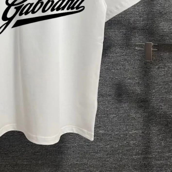DG* 2025 logo t Same Style Size： S （90-130 ） M （120-150 ） L （140-165 ） XL （160-180 ） XXL （180 ） ：White Red